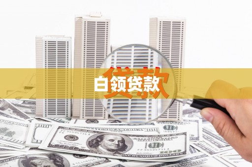 丽水白领贷款