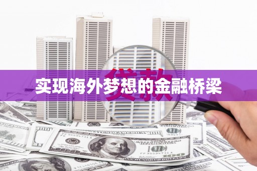 丽水实现海外梦想的金融桥梁