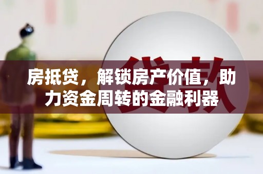 丽水房抵贷，解锁房产价值，助力资金周转的金融利器