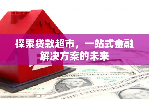 丽水探索贷款超市，一站式金融解决方案的未来