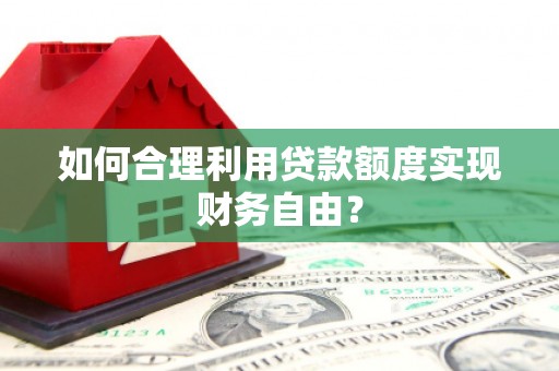 丽水如何合理利用贷款额度实现财务自由？
