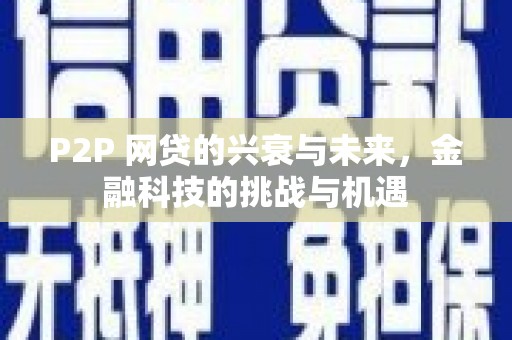 丽水P2P 网贷的兴衰与未来，金融科技的挑战与机遇