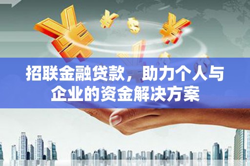 丽水招联金融贷款，助力个人与企业的资金解决方案