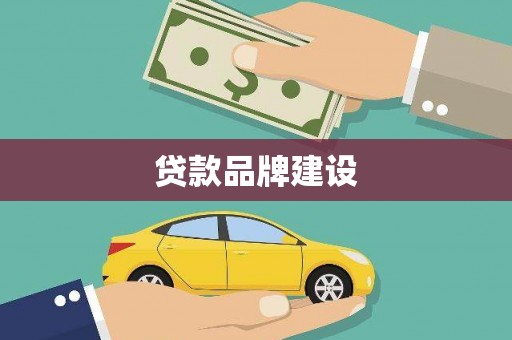 丽水贷款品牌建设