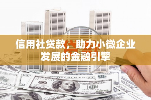 丽水信用社贷款，助力小微企业发展的金融引擎