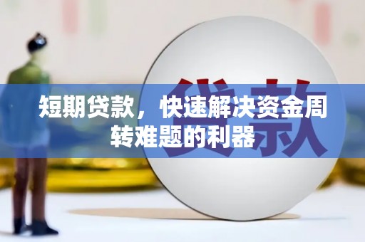 丽水短期贷款，快速解决资金周转难题的利器