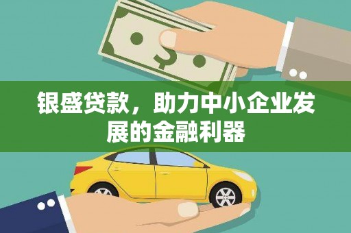 丽水银盛贷款，助力中小企业发展的金融利器