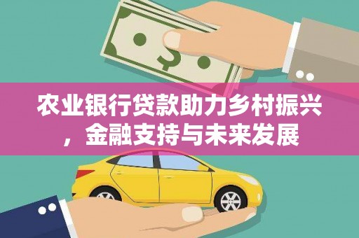 丽水农业银行贷款助力乡村振兴，金融支持与未来发展