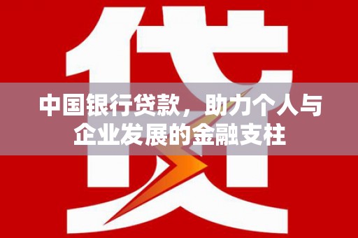 丽水中国银行贷款，助力个人与企业发展的金融支柱