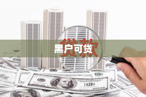 丽水黑户可贷