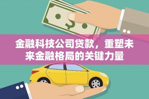 丽水金融科技公司贷款，重塑未来金融格局的关键力量