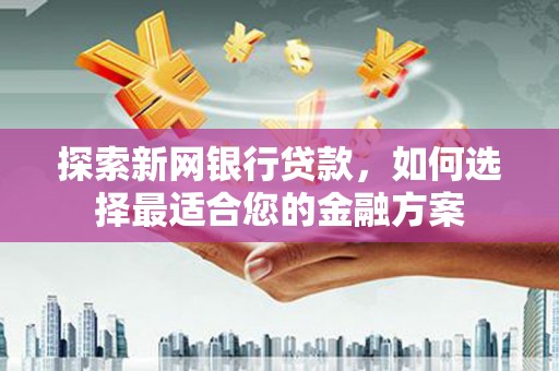 丽水探索新网银行贷款，如何选择最适合您的金融方案