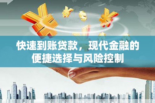 丽水快速到账贷款，现代金融的便捷选择与风险控制