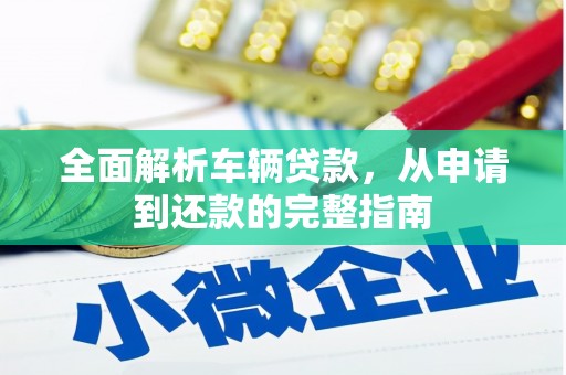 丽水全面解析车辆贷款，从申请到还款的完整指南