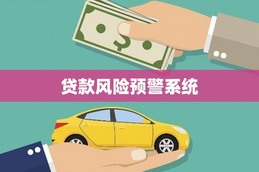 丽水贷款风险预警系统