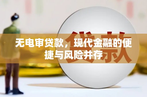 丽水无电审贷款，现代金融的便捷与风险并存