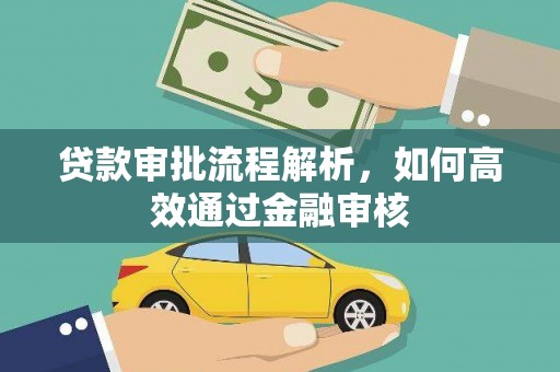 丽水贷款审批流程解析，如何高效通过金融审核