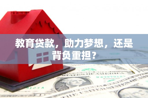 丽水教育贷款，助力梦想，还是背负重担？