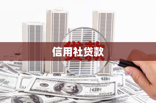 丽水信用社贷款