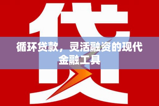 丽水循环贷款，灵活融资的现代金融工具