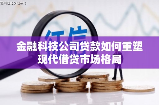 丽水金融科技公司贷款如何重塑现代借贷市场格局