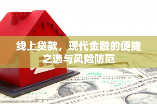 丽水线上贷款，现代金融的便捷之选与风险防范