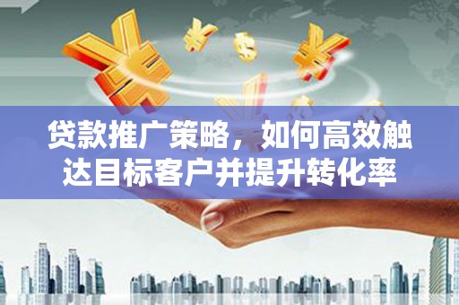 丽水贷款推广策略，如何高效触达目标客户并提升转化率
