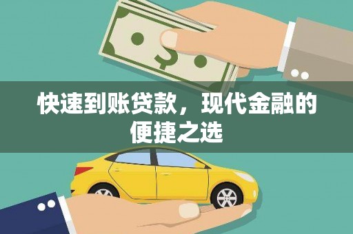 丽水快速到账贷款，现代金融的便捷之选