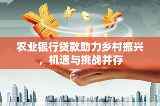 丽水农业银行贷款助力乡村振兴，机遇与挑战并存