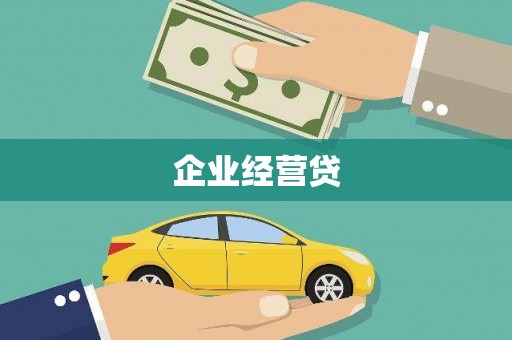 丽水企业经营贷