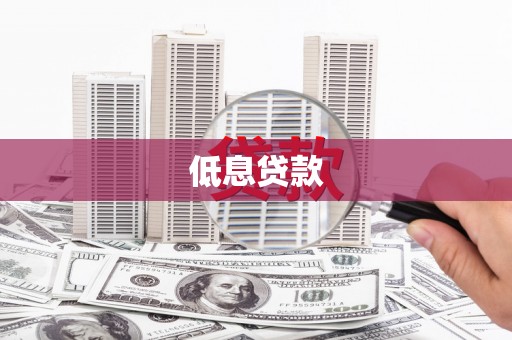 丽水低息贷款